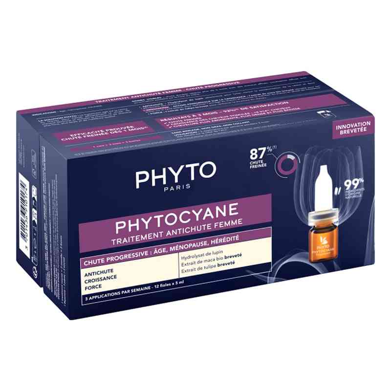 PHYTOCYANE Kur Progressiver Haarausfall Frauen 12X3.5 ml von Laboratoire Native Deutschland GmbH PZN 18240905