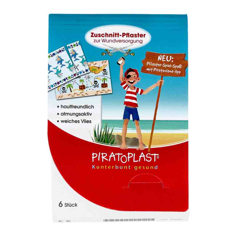 Piratoplast Jungen Pflasterzuschnitt 6x10 cm 6 stk von Dr. Ausbüttel GmbH & Co. KG PZN 11519449