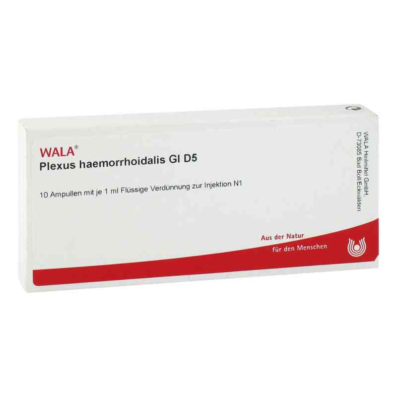Plexus Haemorrhoidalis Gl D5 Ampullen 10X1 ml von WALA Heilmittel GmbH PZN 00490808
