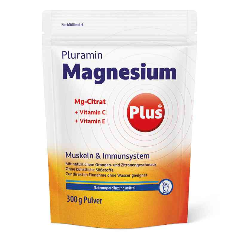 Pluramin Magnesium Plus Pulver Nachfüllbtl. 300 g von Pharma Peter GmbH PZN 08515235