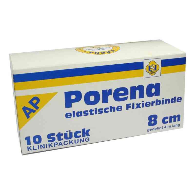 Porena elastische Mullbinde 8 cm weiss ohne Cello 10 stk von ERENA Verbandstoffe GmbH & Co. KG PZN 03289627