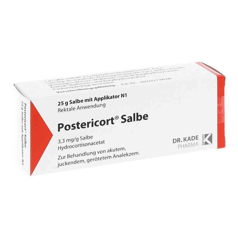 Postericort Salbe 25 g von DR. KADE Pharmazeutische Fabrik GmbH PZN 10215256