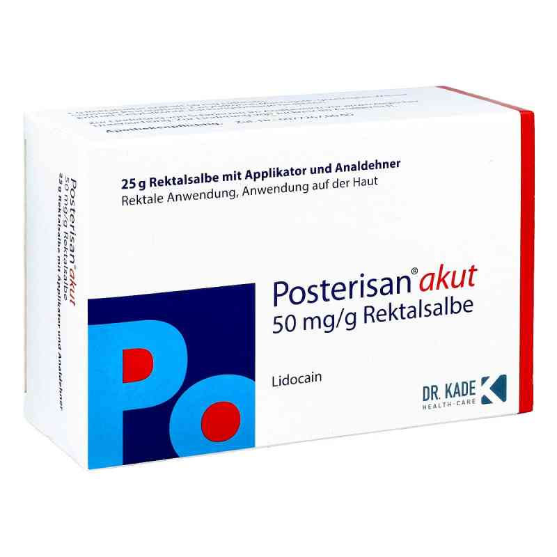 Posterisan akut 50mg/g mit Analdehner 25 g von DR. KADE Pharmazeutische Fabrik  PZN 04957887