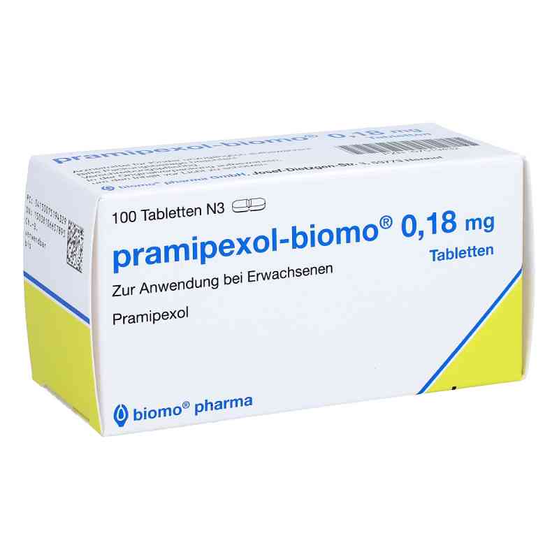 Pramipexol-biomo 0,18 mg Tabletten 100 stk von biomo pharma GmbH PZN 07519432