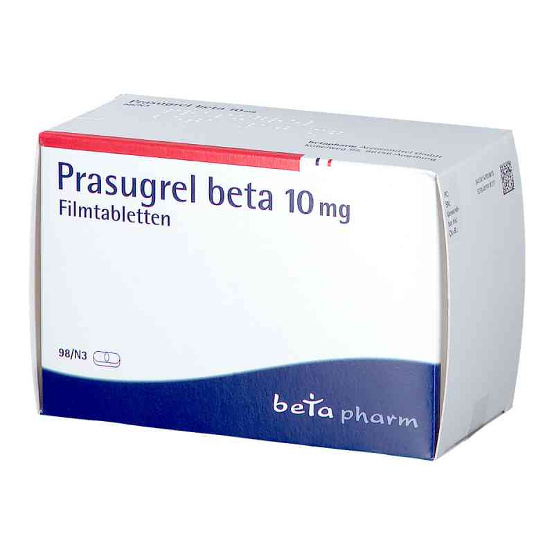 Prasugrel beta 10 mg Filmtabletten 98 stk von betapharm Arzneimittel GmbH PZN 14330882