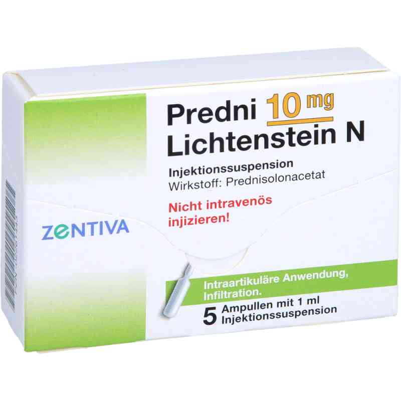 Predni 10 mg Lichtenstein N Kristallsuspension ampullen 5X1 ml von Zentiva Pharma GmbH PZN 02261443