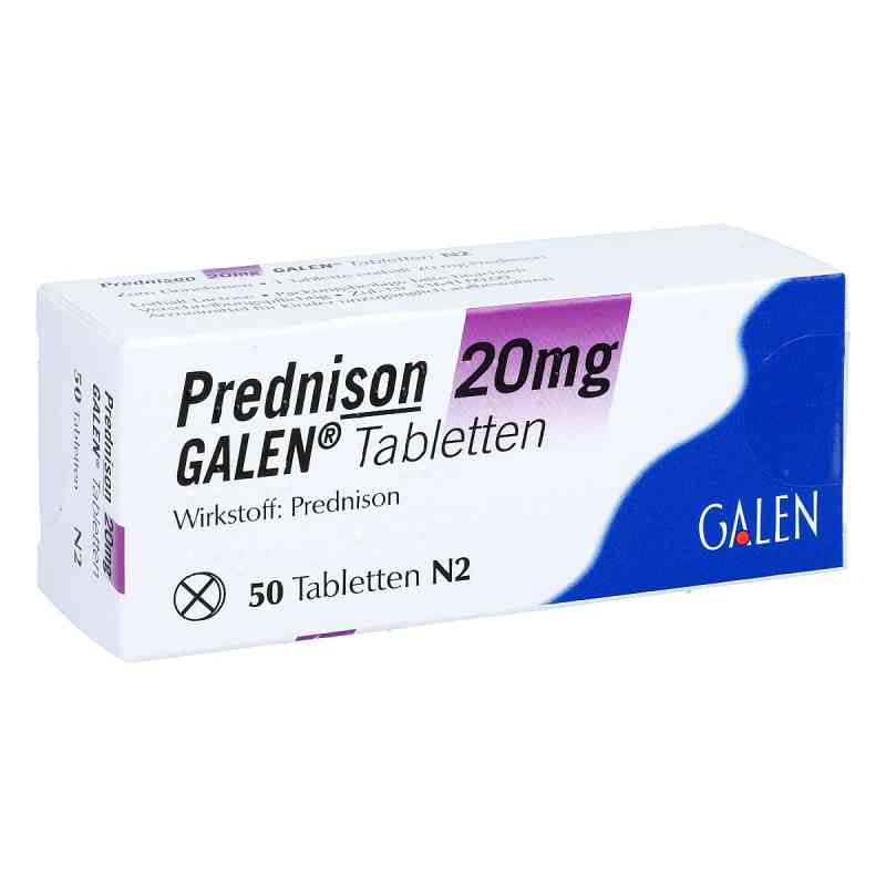 Prednison 20mg GALEN 50 stk von GALENpharma GmbH PZN 01484661