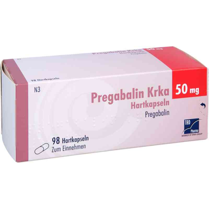 Pregabalin Krka 50 mg Hartkapseln 98 stk von TAD Pharma GmbH PZN 16387840