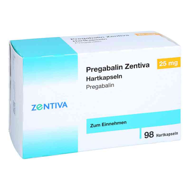 Pregabalin Zentiva 25 mg Hartkapseln 98 stk von Zentiva Pharma GmbH PZN 16321143