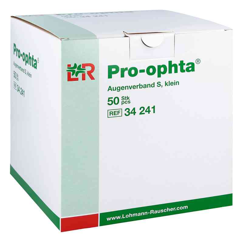 Pro Ophta Augenverband S klein 34228 50 stk von Lohmann & Rauscher GmbH & Co.KG PZN 07202178