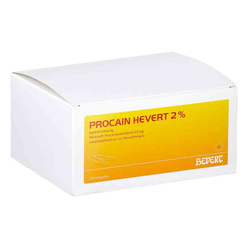 Procain Hevert 2% Injektionslösung Ampullen 100X2 ml von Hevert-Arzneimittel GmbH & Co. KG PZN 19771728