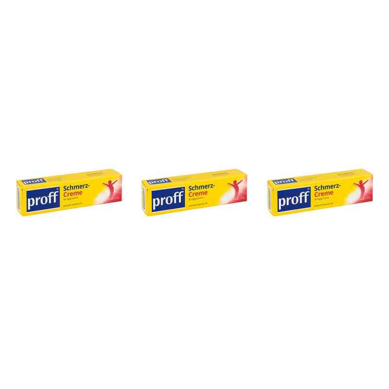 Proff Schmerzcreme 50mg/g 3x150 g von Dr. Theiss Naturwaren GmbH PZN 08104790