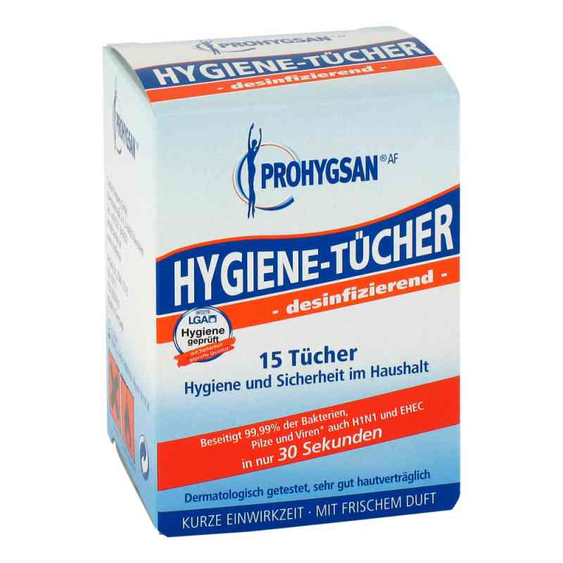 Prohygsan Hygiene Tücher Af desinfizierend 15 stk von Coolike-Regnery GmbH PZN 00007410