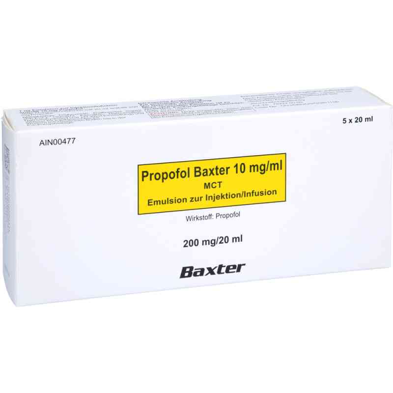 Propofol Baxter 10 mg/ml Mct Emul.z.inj./inf.dsfl. 5X20 ml von Baxter Deutschland GmbH Medication Delivery PZN 16225445