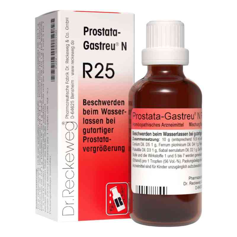 Prostata Gastreu N R 25 Tropfen zum Einnehmen 50 ml von Dr.RECKEWEG & Co. GmbH PZN 04855750