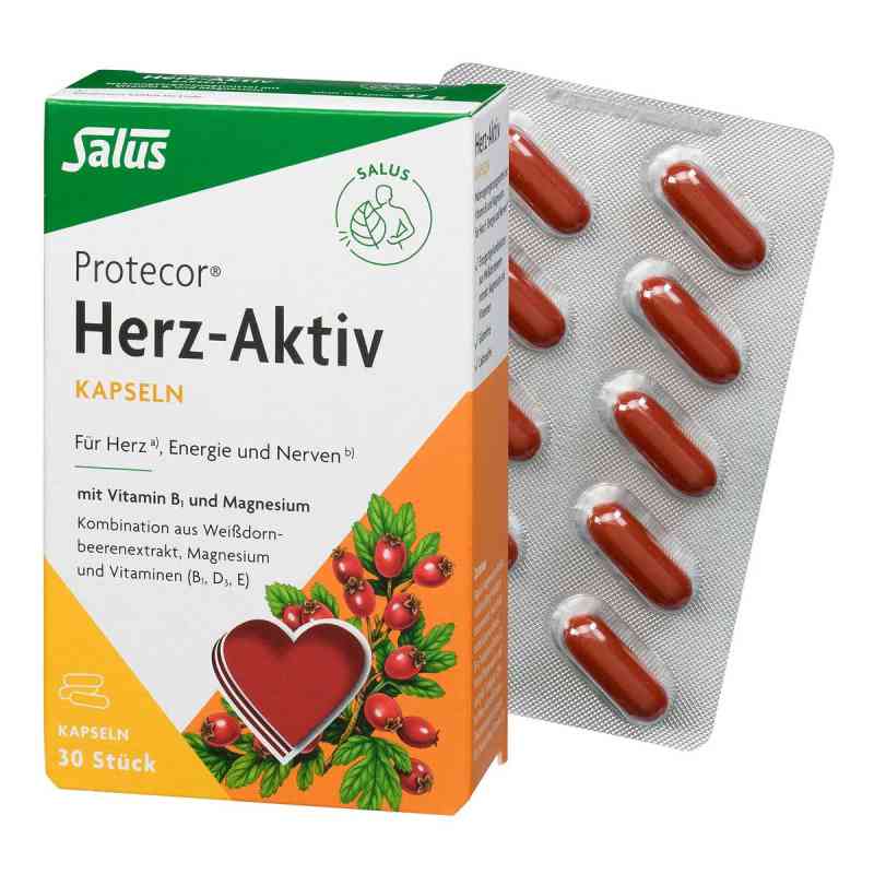 Protecor Herz-aktiv Kapseln 30 stk von SALUS Pharma GmbH PZN 01249055