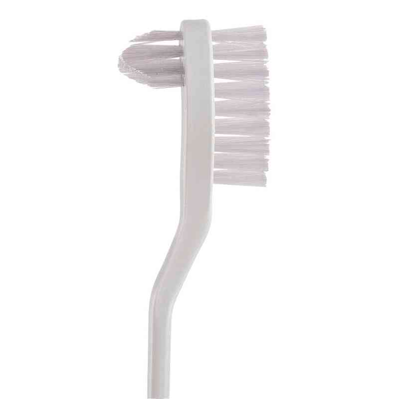 Prothesenbürste für Gebisse 2 seitig 1 stk von Megadent Deflogrip Gerhard Reeg GmbH PZN 09508823