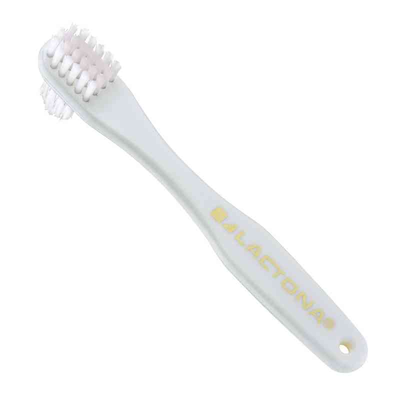 Prothesenzahnbürste Lactona 1 stk von Megadent Deflogrip Gerhard Reeg GmbH PZN 07234190