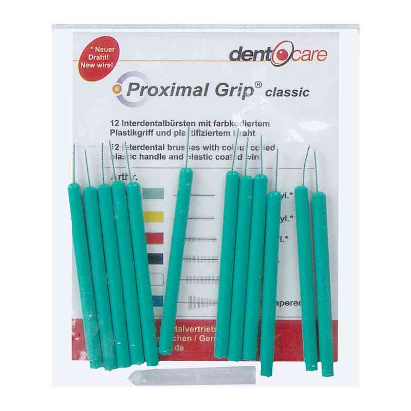 Proximal Grip ultrafein türkis Interdentalbürste 12 stk von Dent-o-care Dentalvertriebs GmbH PZN 01420684