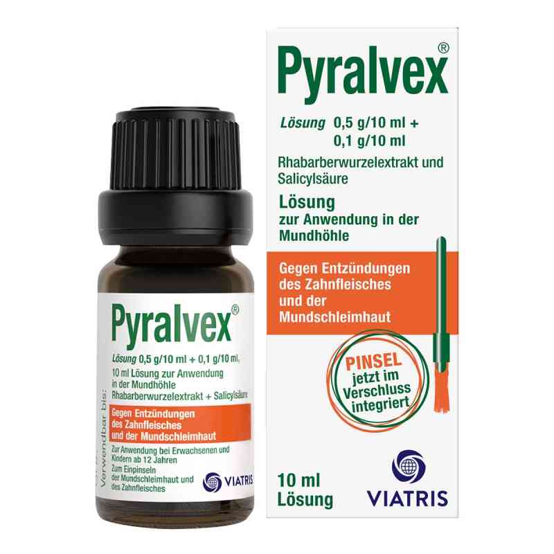 Pyralvex: Entzündungshemmende Lösung bei Entzündungen im Mund 10 ml von Cooper Consumer Health Deutschland GmbH PZN 00850046