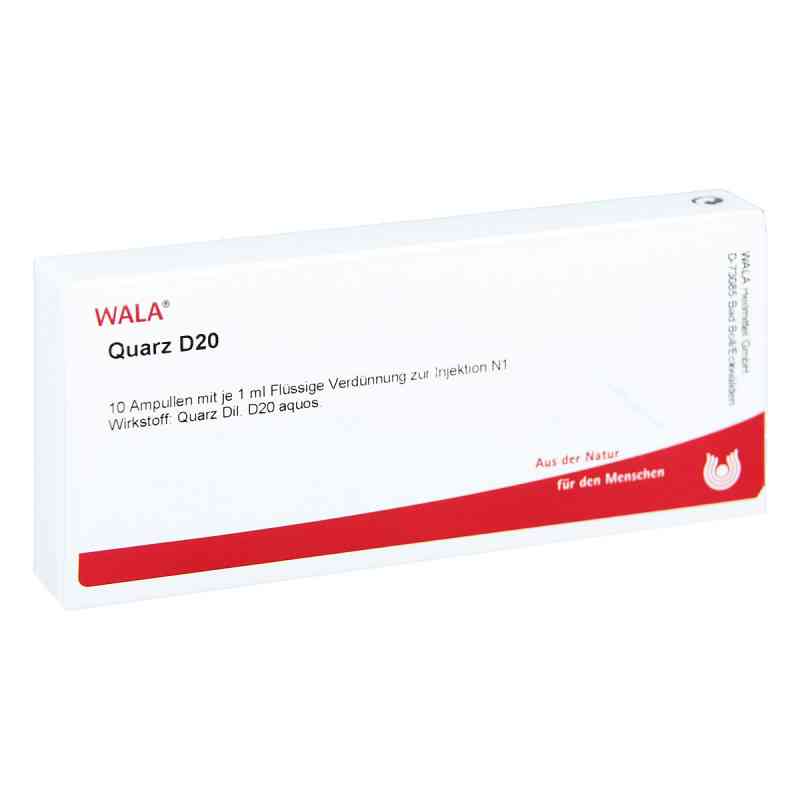 Quarz D20 Ampullen 10X1 ml von WALA Heilmittel GmbH PZN 02832822