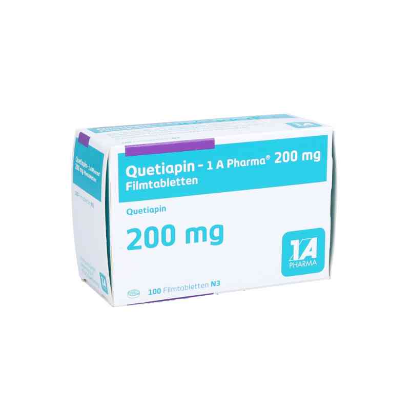 Quetiapin-1A Pharma 200mg 100 stk von 1 A Pharma GmbH PZN 09494908