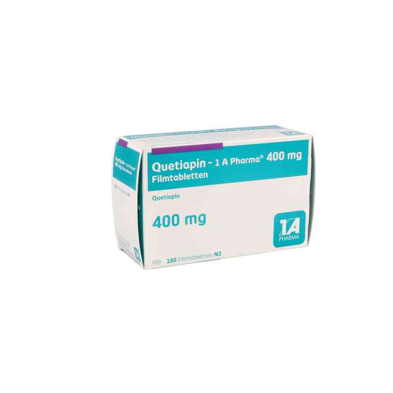 Quetiapin-1A Pharma 400mg 100 stk von 1 A Pharma GmbH PZN 09495026