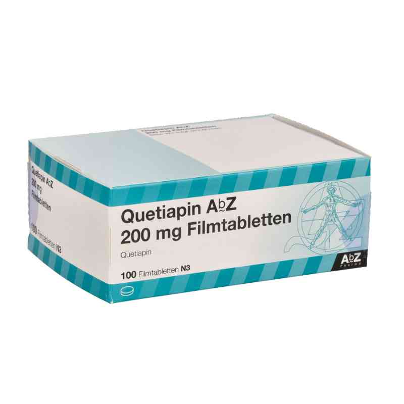 Quetiapin AbZ 200mg 100 stk von AbZ Pharma GmbH PZN 09246292