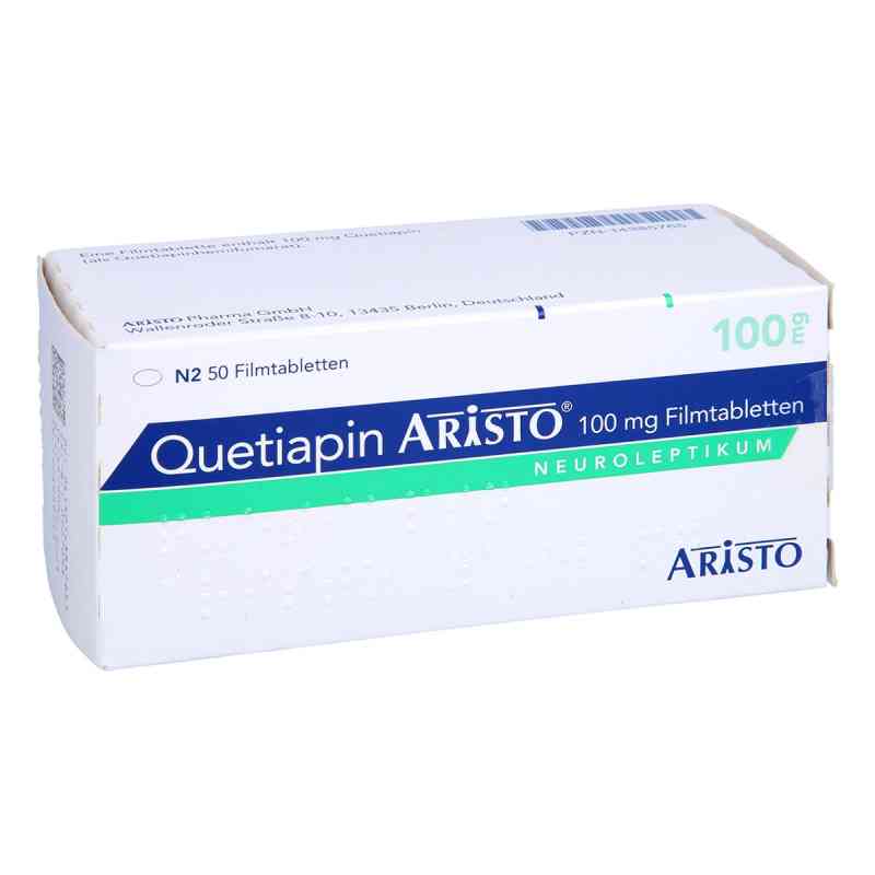 Quetiapin Aristo 100 mg Filmtabletten 50 stk von Aristo Pharma GmbH PZN 14385765