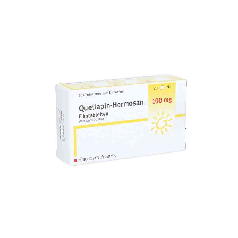 Quetiapin Hormosan 100 mg Filmtabletten 20 stk von HORMOSAN Pharma GmbH PZN 09294523