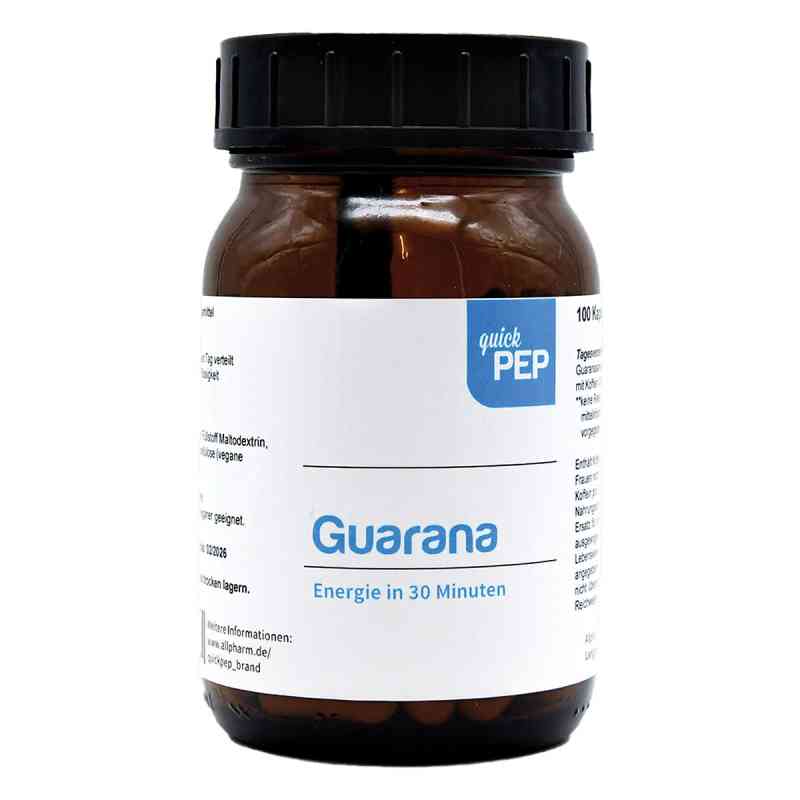 Quickpep Guarana Kapseln 100 stk von ALLPHARM Vertriebs GmbH PZN 10346886