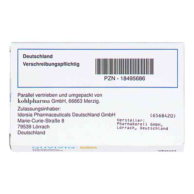 Quviviq 50 Mg Filmtabletten 20 stk online kaufen