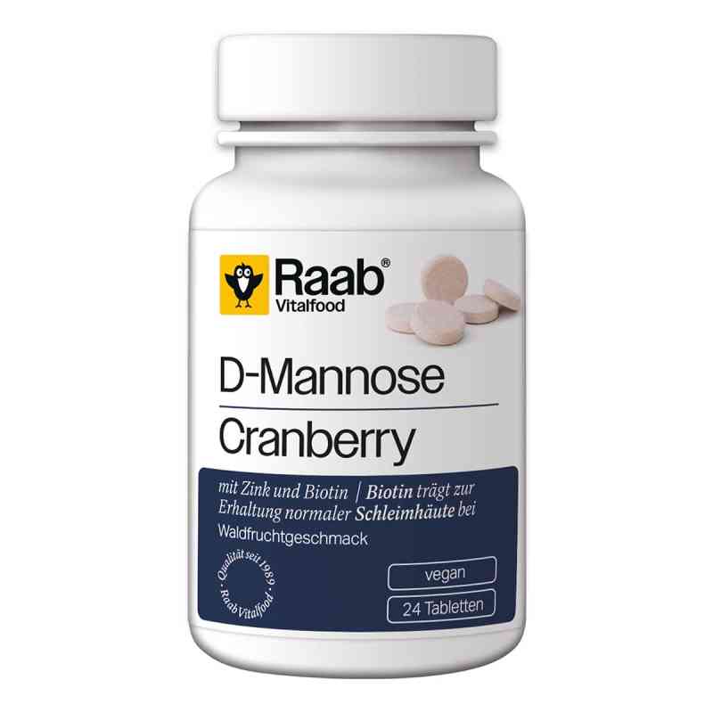 Raab Vitalfood D-Mannose-Cranberry Lutschtabletten 24 stk von Raab Vitalfood GmbH PZN 19304352