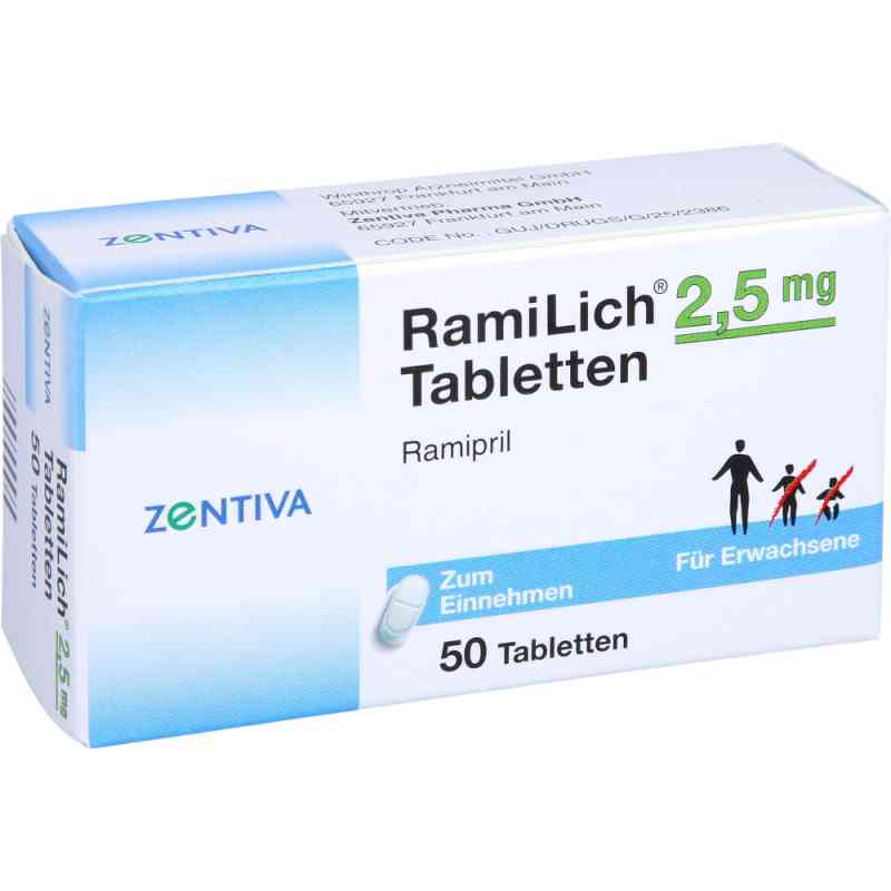 RamiLich 2,5mg 50 stk von Zentiva Pharma GmbH PZN 01983602