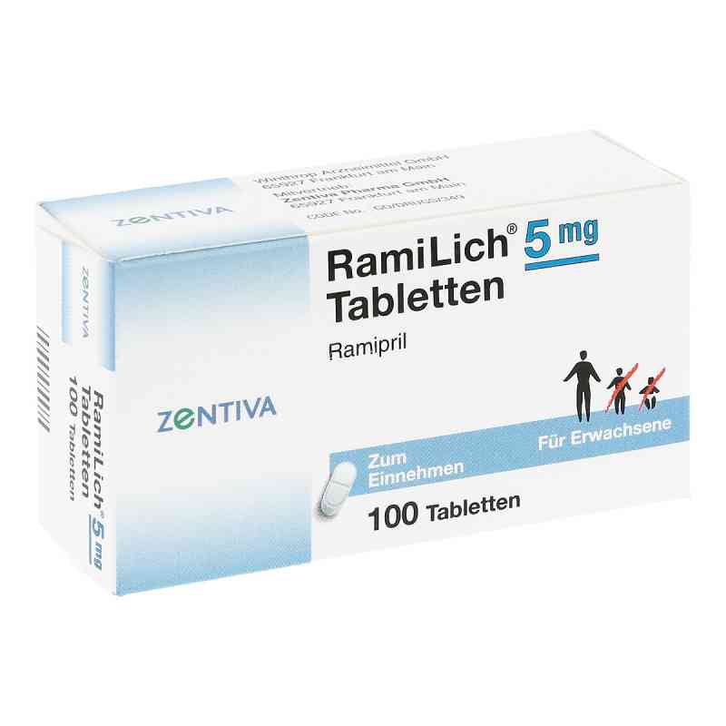 Ramilich 5 mg Tabletten 100 stk von Zentiva Pharma GmbH PZN 01983648