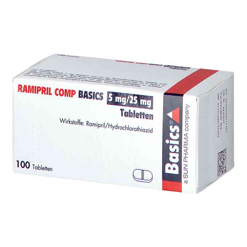 Ramipril Comp Basics 5 mg/25 mg Tabletten 100 stk