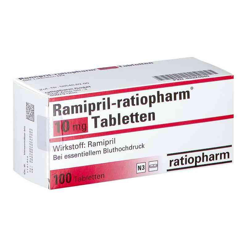 Ramipril-ratiopharm 10 mg Tabletten 100 stk von ratiopharm GmbH PZN 02224040