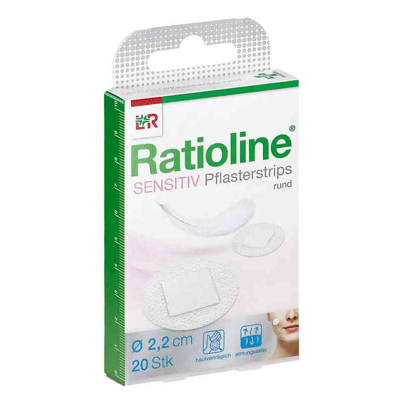 Ratioline sensitive Pflasterstrips rund 20 stk von Lohmann & Rauscher GmbH & Co.KG PZN 01805289
