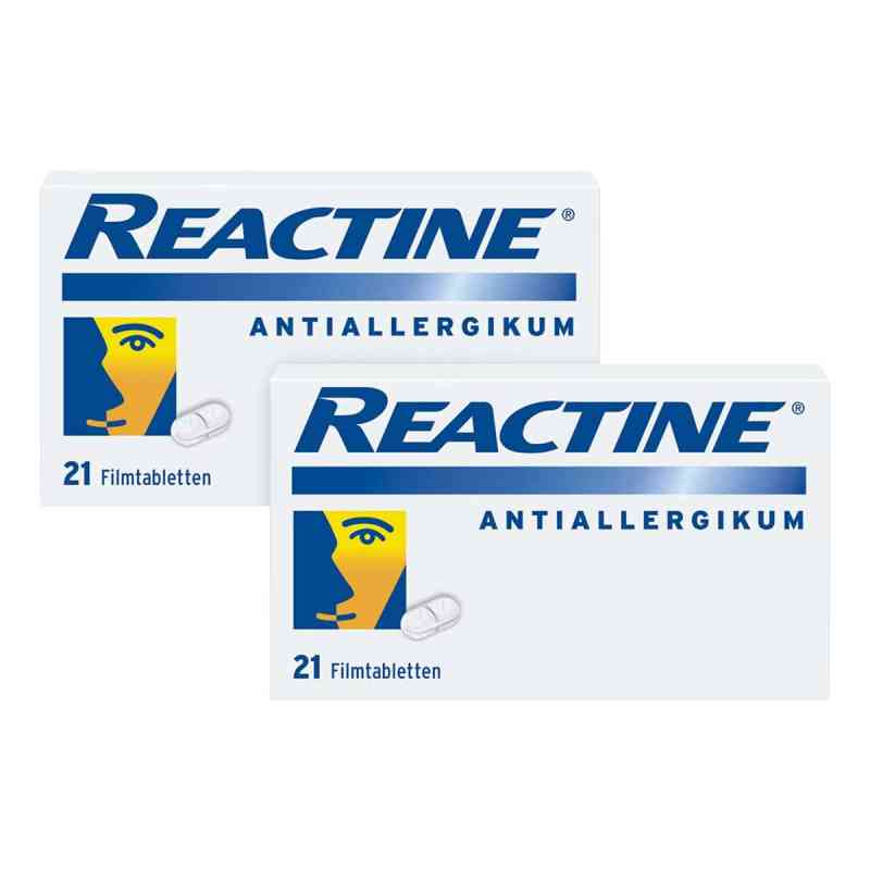 Reactine® Allergietabletten mit Cetirizin 2x21 stk von Kenvue Germany GmbH (OTC) PZN 08104682