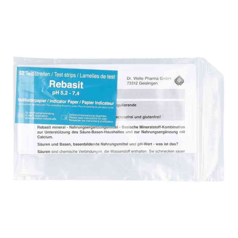 Rebasit Indikatorpapier 1 Pck von Dr. Welte Pharma GmbH PZN 03434331