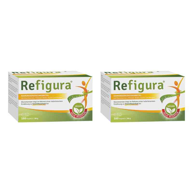 Refigura Kapseln 2x160 stk von Heilpflanzenwohl GmbH PZN 08106203