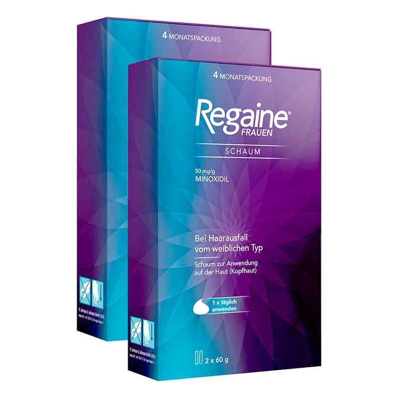 Regaine Frauen Schaum mit Minoxidil bei erblichem Haarausfall  4x60 g von Kenvue Germany GmbH (OTC) PZN 08100724