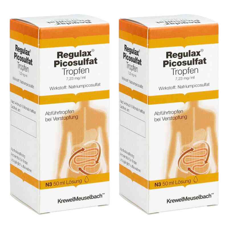 Regulax Picosulfat Tropfen 2x50 ml von HERMES Arzneimittel GmbH PZN 08104566