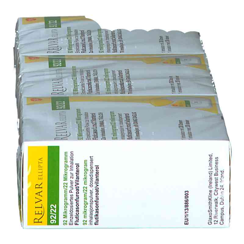 Relvar Ellipta 92 Mikrogramm/22 Mikrogramm Inh.-p. 3X30 stk