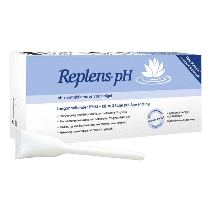 Replens pH Vaginalgel vorgefüllte Applikatoren 4 stk von Aurosan GmbH PZN 18373859