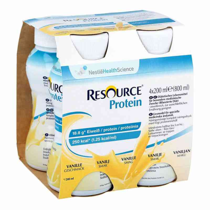 Resource Protein Drink Vanille 4X200 ml von Nestle Health Science (Deutschla PZN 04910383