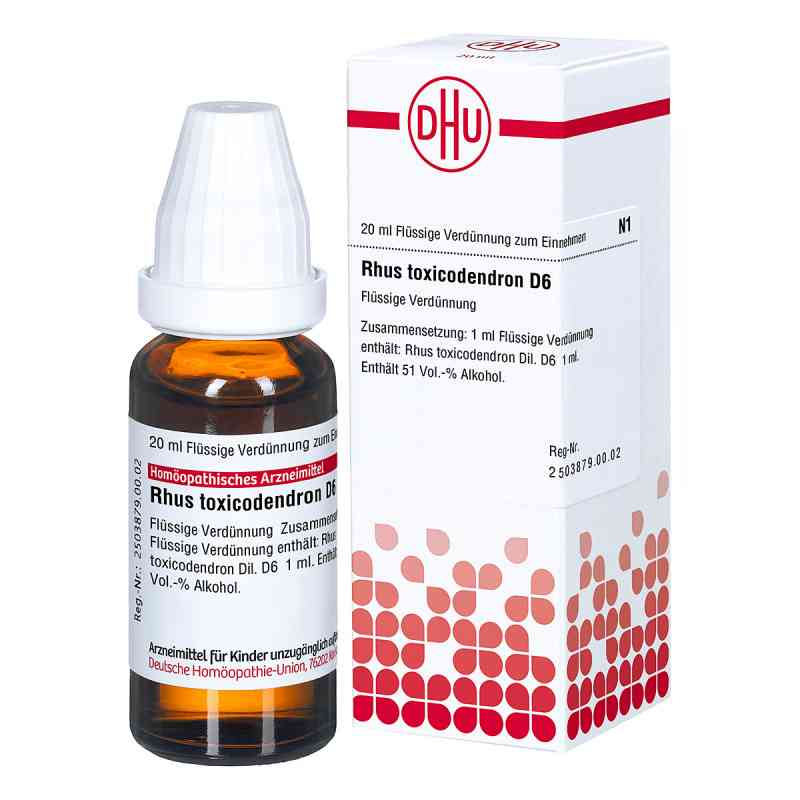 Rhus Toxicodendron D6 Dilution 20 ml von DHU-Arzneimittel GmbH & Co. KG PZN 01783599