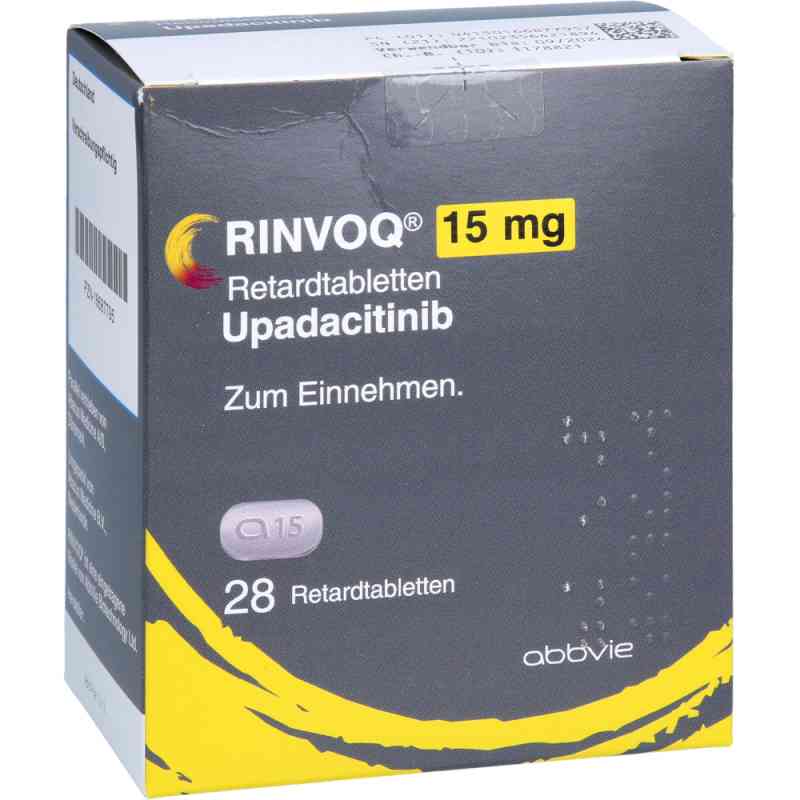 RINVOQ® 15 Mg Retardtabletten 28 stk von Abacus Medicine A/S PZN 16687795