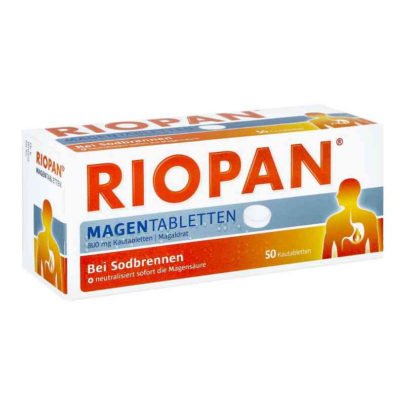 Riopan Magen Tabletten 50 stk von DR. KADE Pharmazeutische Fabrik GmbH PZN 00749301