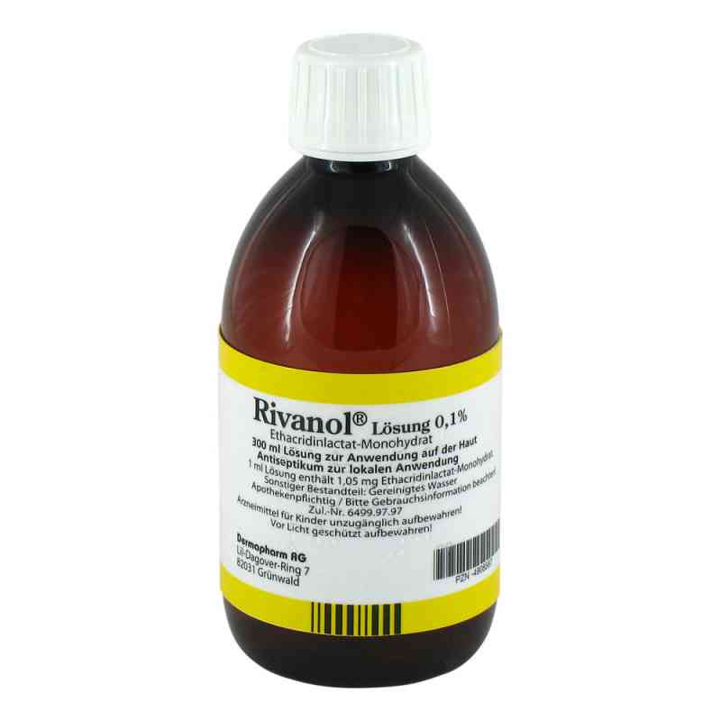 Rivanol Lösung 0,1% 300 ml von DERMAPHARM AG PZN 04908587